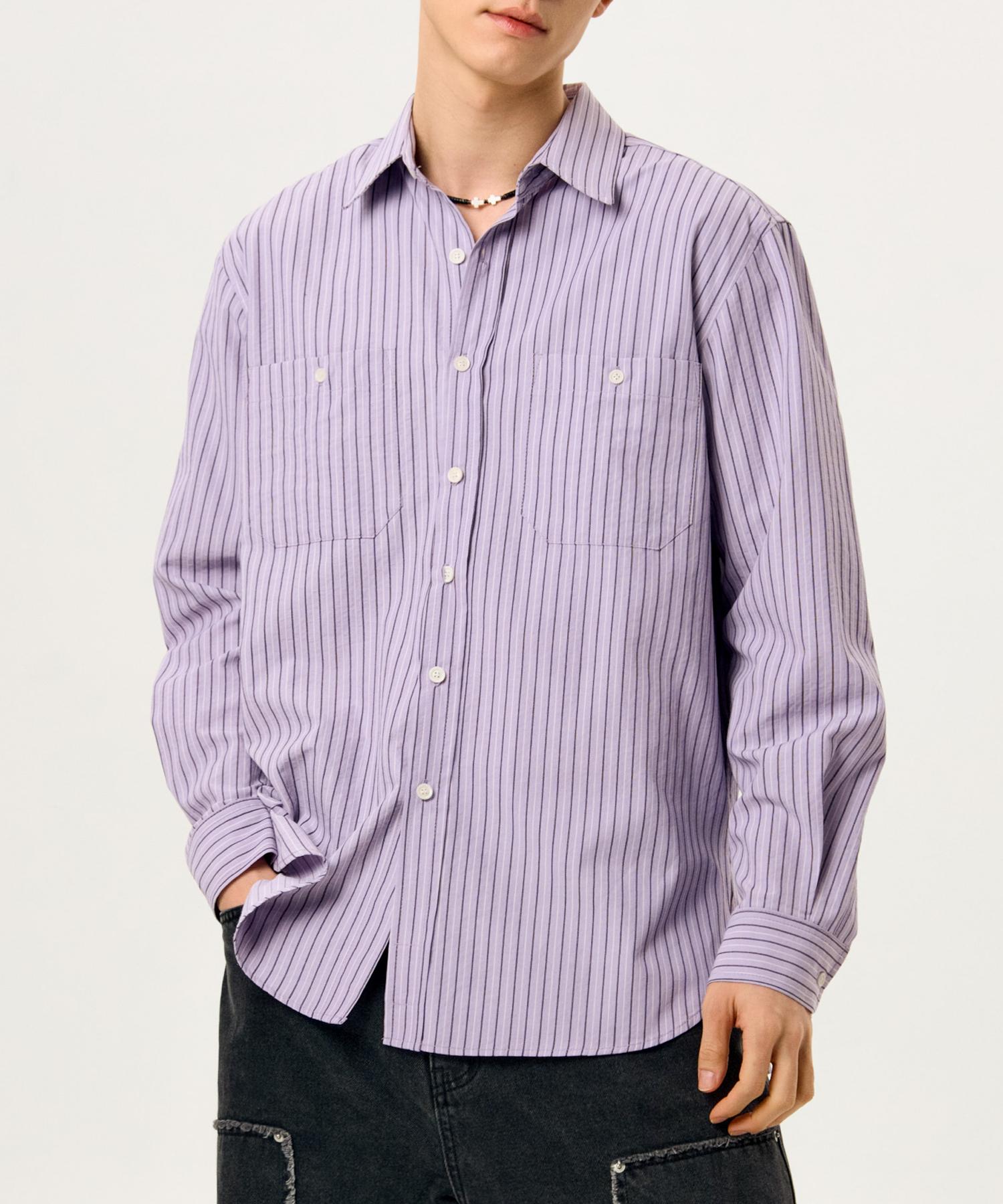 Рубашка Garden Express Stripe Comfort (фиолетовый) Purple/Xl