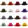 Unisex Wool Felt Top Hat With Wide Brim For Formal Events And Gift Giving