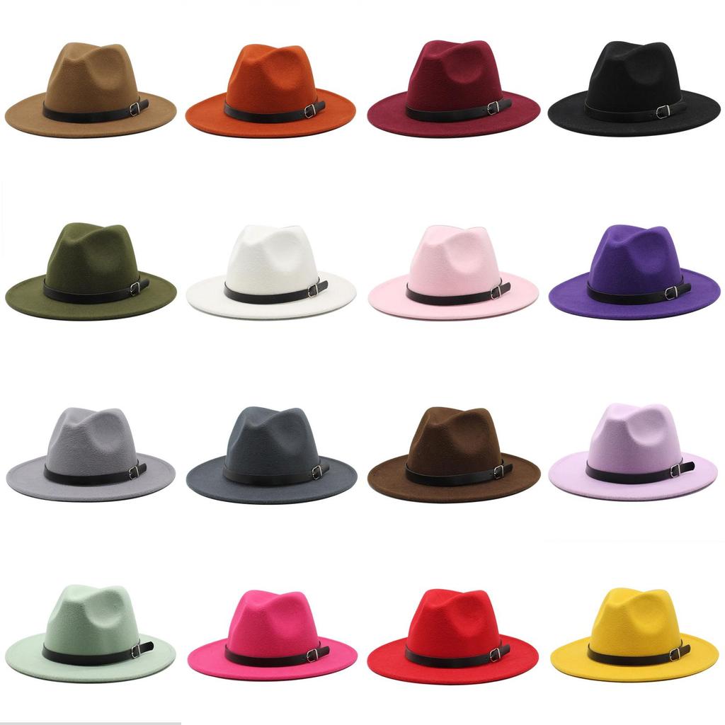 Unisex Wool Felt Top Hat With Wide Brim For Formal Events And Gift Giving