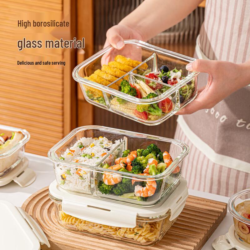 Karote Microwave-Safe Borosilicate Glass Lunch Box & Thermal Bag