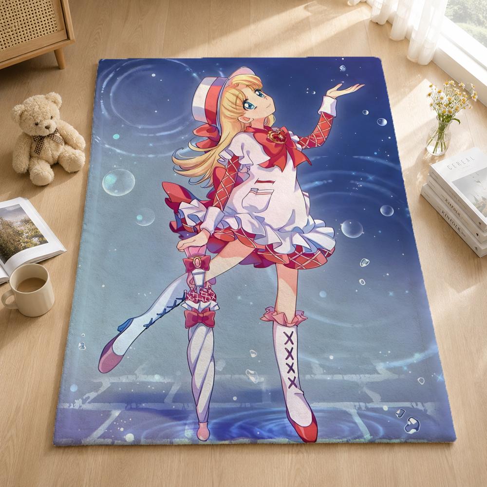 Anime A-Ashita no Nadja Throw Blankets Soft Warm Flannel Blanket Bedding for Bed Living room Home Sofa