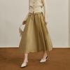Waiwaiaiem Yy_A-Line Lace-Up Commuter Skirt_2Color