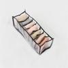 Multi-Grid Foldable Drawer-Type Underwear Socks Panties Organizer Bag Space-Saving Collapsible Closet Clothes Organizer Storage Box