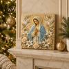 Einzigartige Schreibtisch-Dekorationen DIY Jesus Perlenkunst-Set, Diamantmalerei für Erwachsene, Christliches Mosaik Kreative Schlafzimmer-Accessoires Bastel Christ