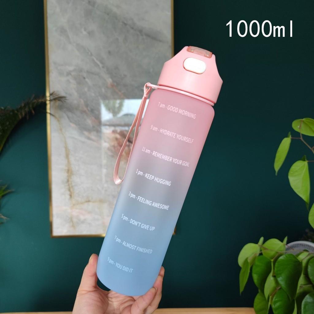 

Frosted Large Capacity Sports Style Kettle Plastic Outdoor Colourful Portable розовый