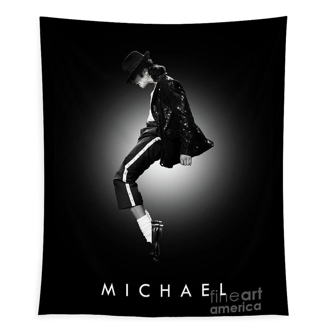 

The Final PerformanceMichael Jackson Tapestry Room wall decoration Dormitory tapestry bar party decoration Concert souvenirs 74x94cm(29x37in)