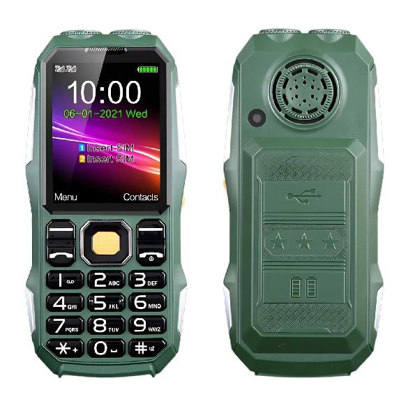 Unlocked Shockproof Senior Phone Big Battery Powerbank Large Key Durable 3 Sims Loud Voice Speed Dial Strong Torch For Elderly