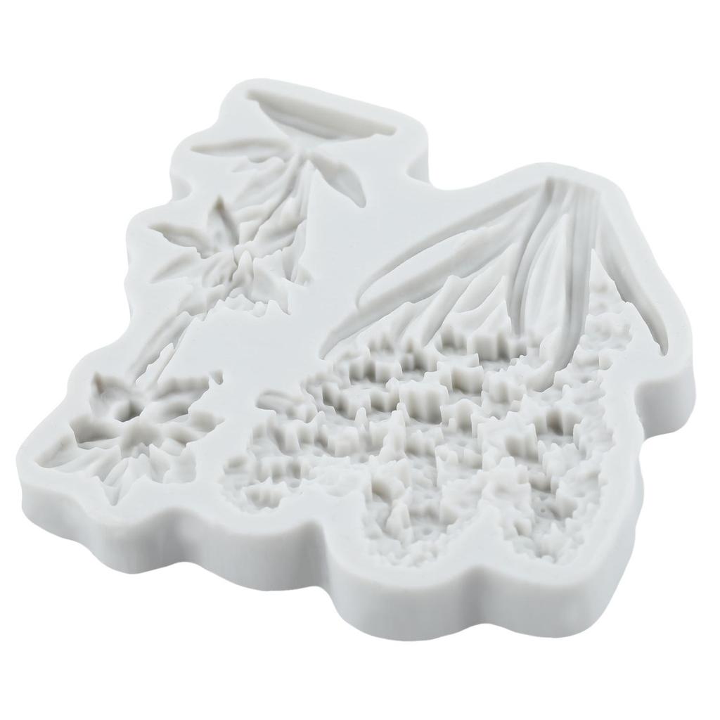 Flower Silicone Molds Flower Leaf Fondant Mold Cake Decorating Tools Cupcake Topper Chocolate Candy Craft Gum Paste Polymer Clay