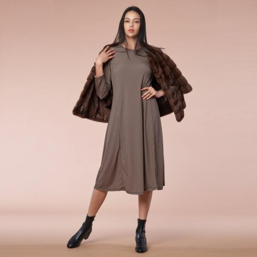 Lipbbam Creora Peach Fleece Difri Life Long Dress Ldm52bs01