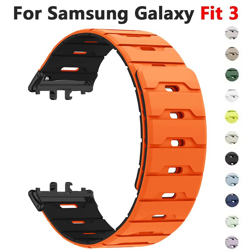 Magnetic Strap For Samsung Galaxy Fit 3 Sport Replaceable Wristband For Samsung Galaxy Fit 3 Smart Watch Band Accessories