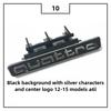 For Wszj8 A4L A5 A6L Q3 Q5 Quattro Front Grille Badge & Rear Trunk Emblem High-End Style Decoration Exterior Upgrade Accessories