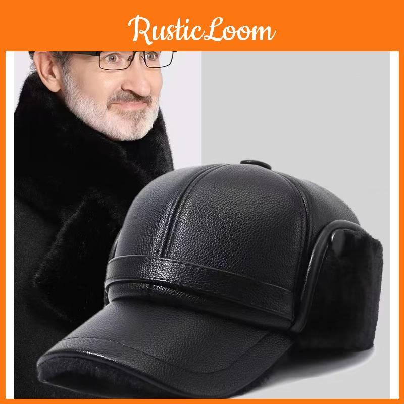 Thick Hat Winter Men Windproof Peaked Cap Outdoors Ear Protector Fashion Gift