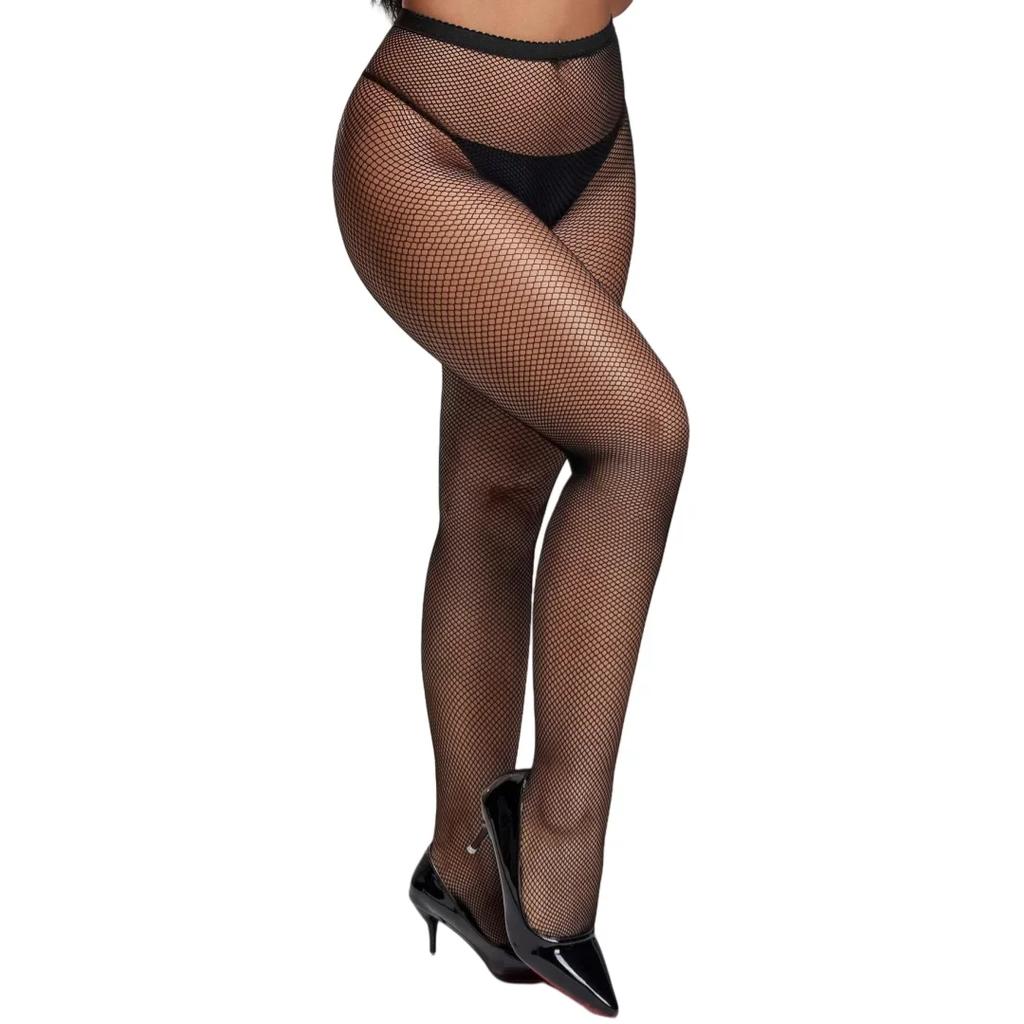 15D Open Crotchless Pantyhose Women Plus Big Size High Stretch Sexy Nylon Large Tights Stockings Panty-hose Spring Autumn Black White 2XL 4XXXL 5XL