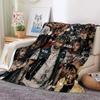 HD Juice WRLD 999 3D Legende Rapper Star Weiche Plüschdecke, Flanell-Überwurfdecke für Wohnzimmer Schlafzimmer Picknick Bett Sofa Abdeckung