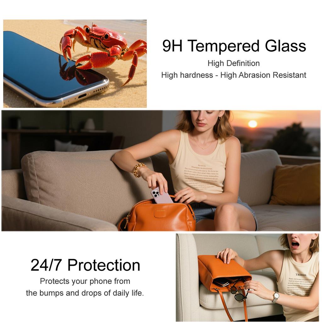 IMAK H Series For vivo X200 FE 5G Tempered Glass Screen Protector Shatter-Proof Protection