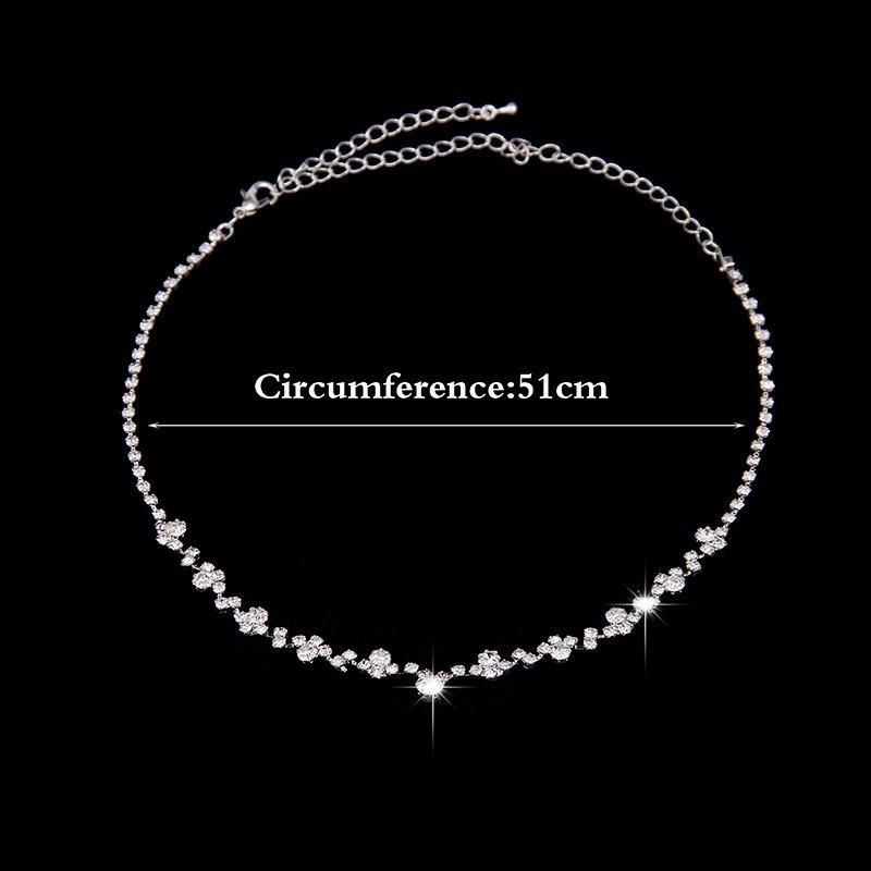 Newlywed Necklace and Earrings Set - Simple and Elegant Wedding Dress Accessory Set