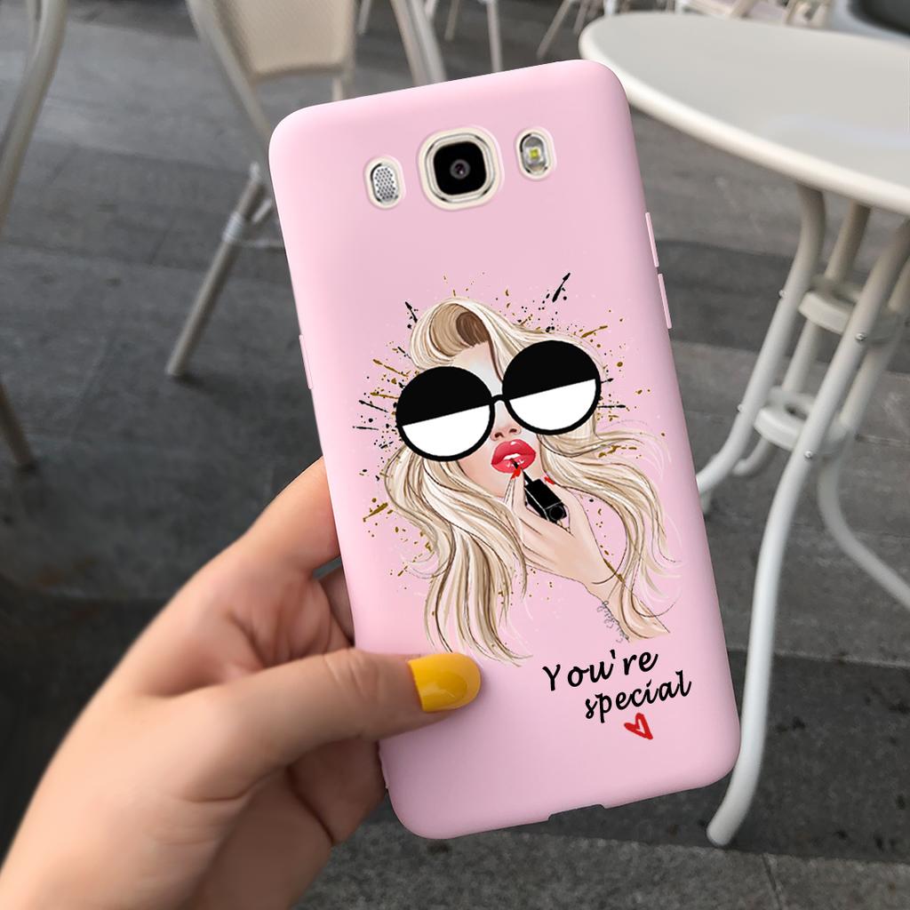 Lovely Phone Case For Samsung Galaxy J7 2016 Case Silicone Candy Cover Bumper For Samsung J7 2016 J710 J710H SM-J710F Soft Cases