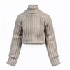 Mini Ribbed Knitted Sweaters Tops Casual Wear Dolls Streetwear  for OB11 Dolls/for 1/12 BJD Dolls