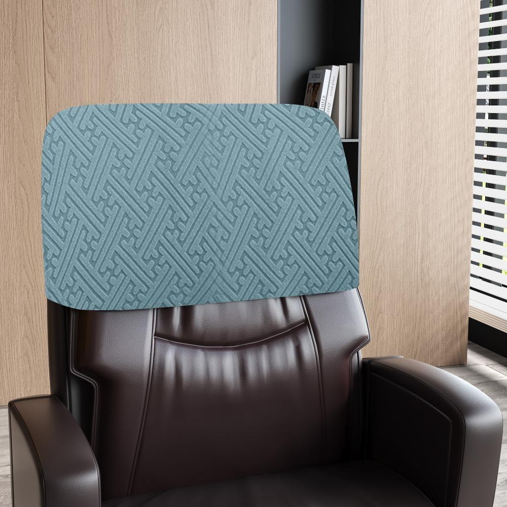 Thickened Chair Back Protection Dust-proof Backrest Slipcover Elastic Chair Cover  Dining Room зелёный