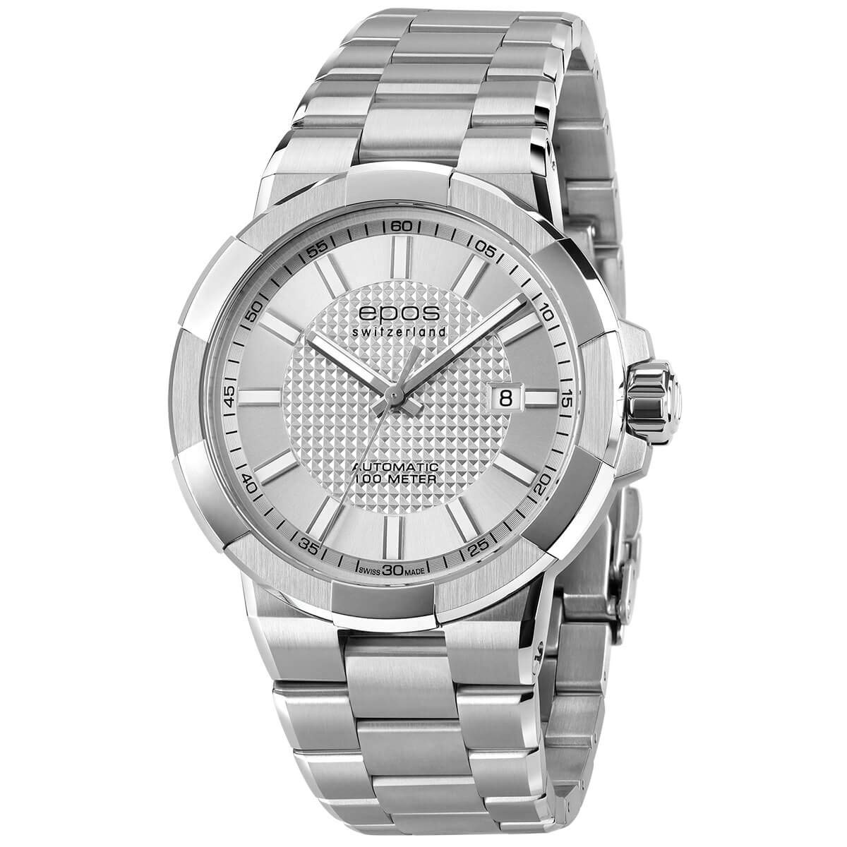 

EPOS 3443SLM Silver Watch Men s