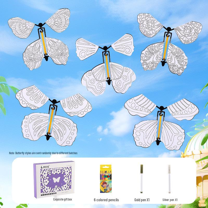 DIY Butterfly Art Kit for 6-Year-Olds - Creative Handmade Craft Pack for Girls