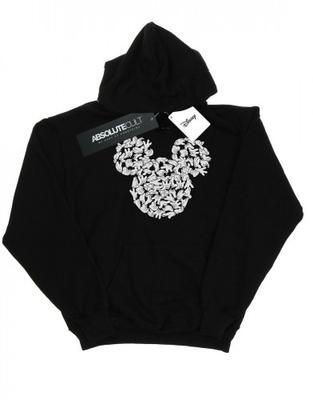 Mädchen-Kapuzenpullover mit Mickey-Mouse-Kopf der Hände