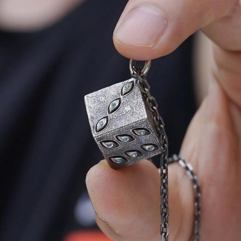 Anime Gojo Satoru Oči Cosplay Náhrdelník Kovový Choker Módní Hip Hop Řetěz Unisex Halloweenská Rekvizita