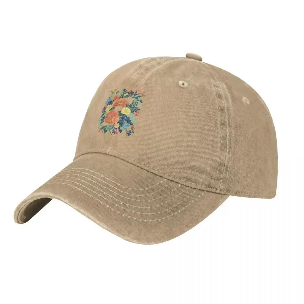 Wild Flowers Baseball Cap Cotton Hats Cowboy Caps Unisex
