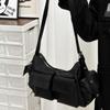 Crossbody Bag Multi-pocket Single-shoulder Commuter Tote Bag Korean Simple Casual Fashionable Comfortable All-matching