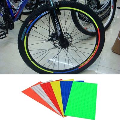 Dekor Reflektor Aufkleber MTB Radfahren Fluoreszierendes Reflektierendes Band Reflektorband Fahrrad Aufkleber