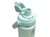 Official Takeya Takeya Flask Go Cup 0.4L Soft Green with Cup, Stainless Steel Water Bottle, 400ml, for Kids