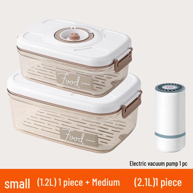 

OLOEY Outdoor Picnic Food Storage Container Set with Electric Pump