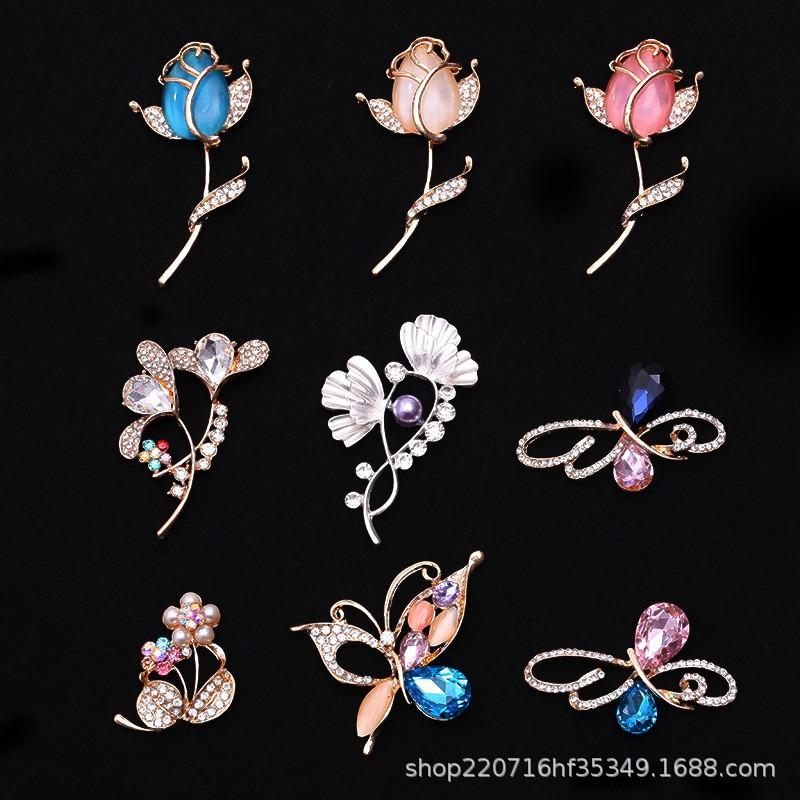 DIY Jewelry & Alloy Hair Accessories: Diamond Butterfly, Rose, Flower, Animal Phone Case & Headwear Decor.