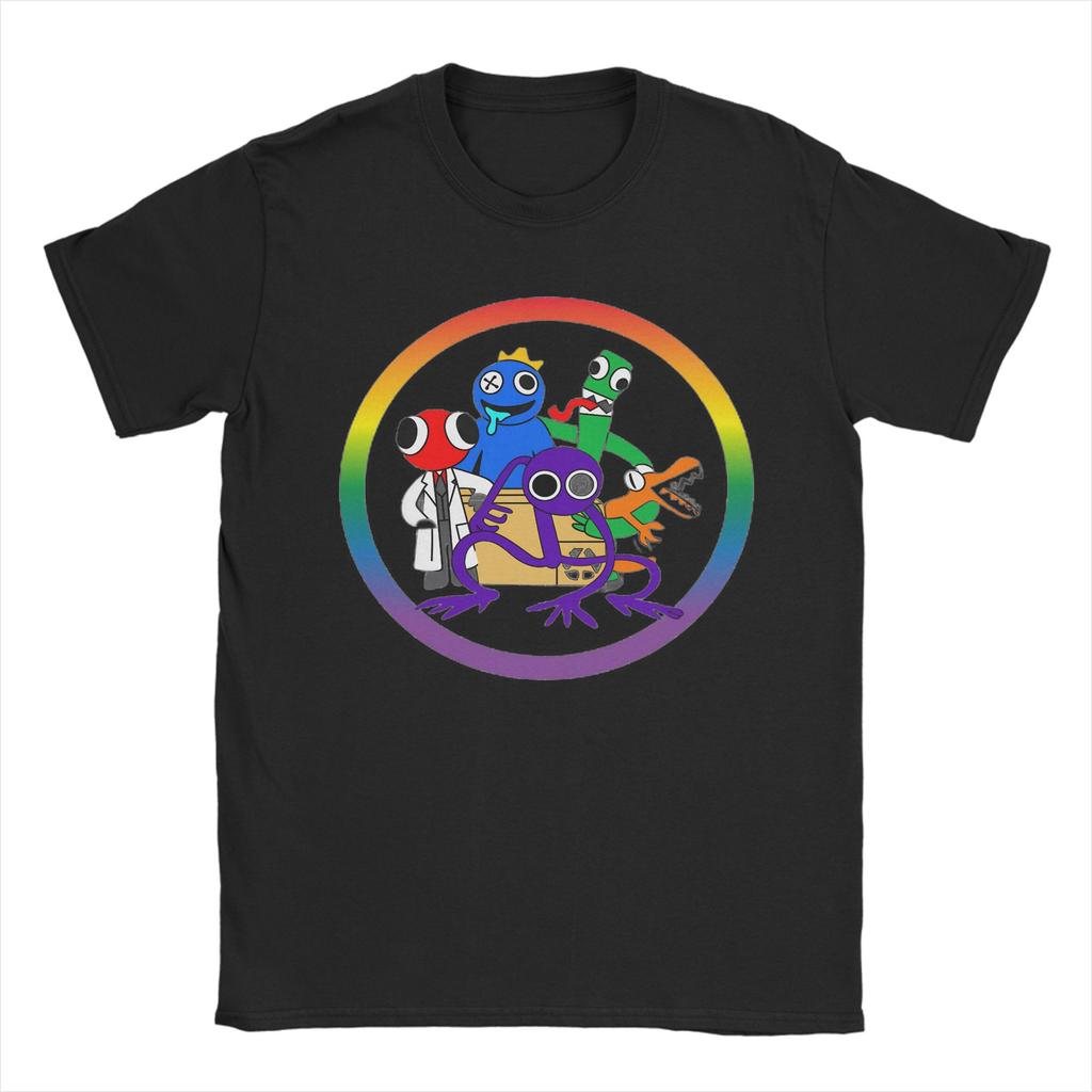 Garten von Banban Freunde Charaktere Unisex T-Shirts Neuheit T-Shirt Kurzarm Rundhals T-Shirt Reine Baumwolle Sommerkleidung