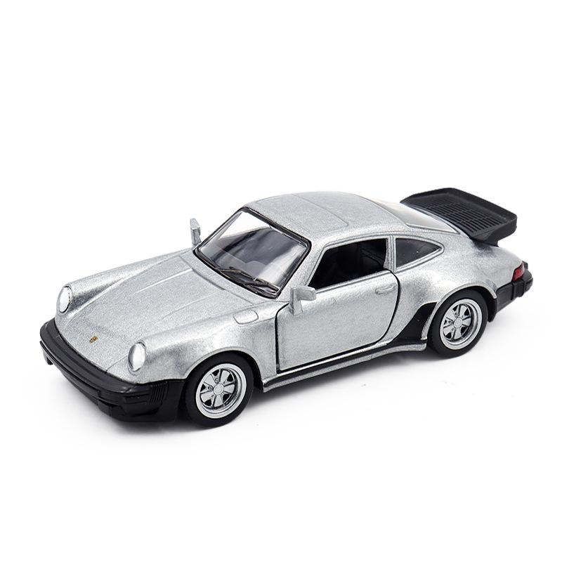 

Porsche 911 Alloy 1/36 Pull Back Toy Car Model белый