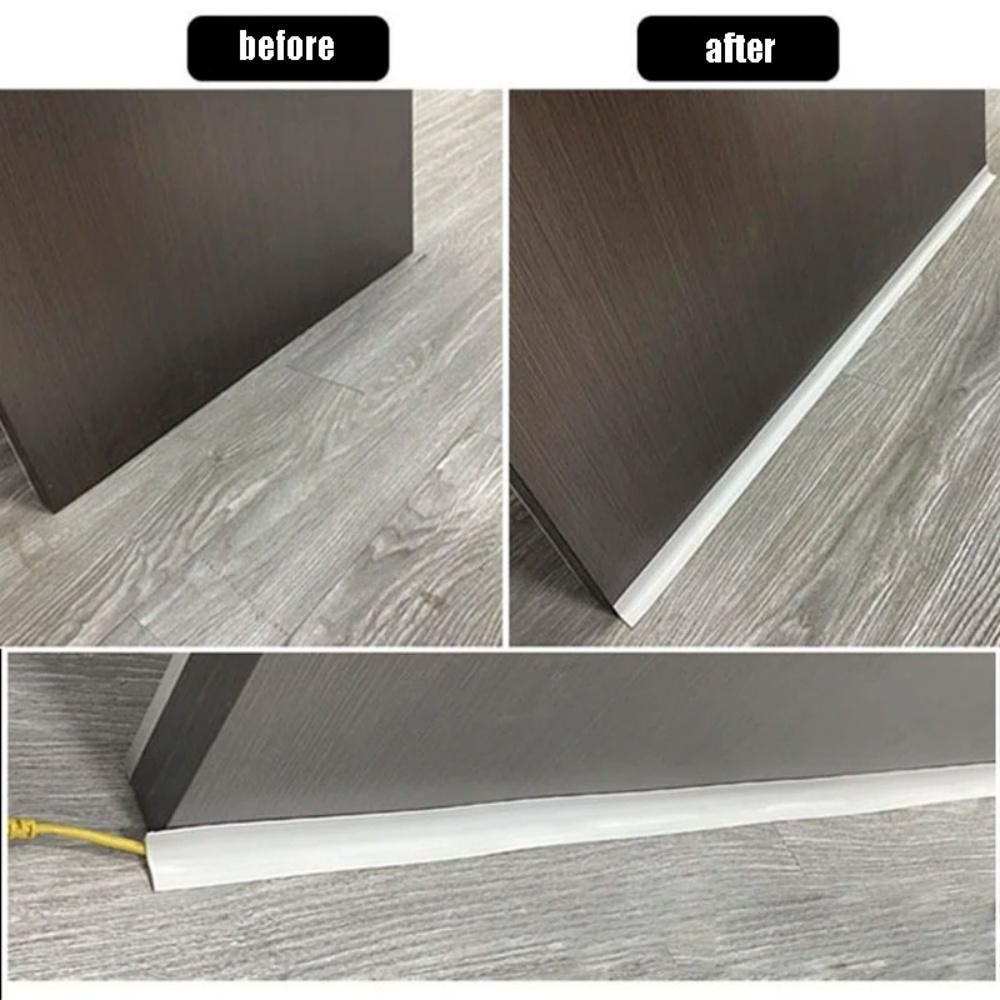 1 stuks 3 cm x 1 m/2 m Zelfklevende Muur Binnenhoeklijst Hoeklijst Lijn Plintlijn Plafondkit Interne Strip Randstrips
