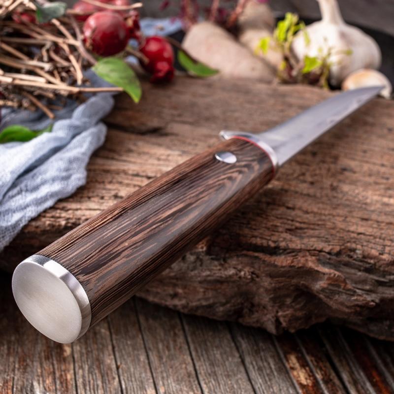 Forged Boning Knife Stainless Steel Kitchen Knife Slicing Paring Knife Meat Cleaver Vegetables Chef Knife with Cover
