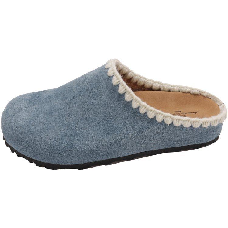 Thick-bottomed Boken Bag Head Half Slippers, Women's Outer Wear Lazy One Pedal 2025 Spring New Skirt Muller Cool Slippers