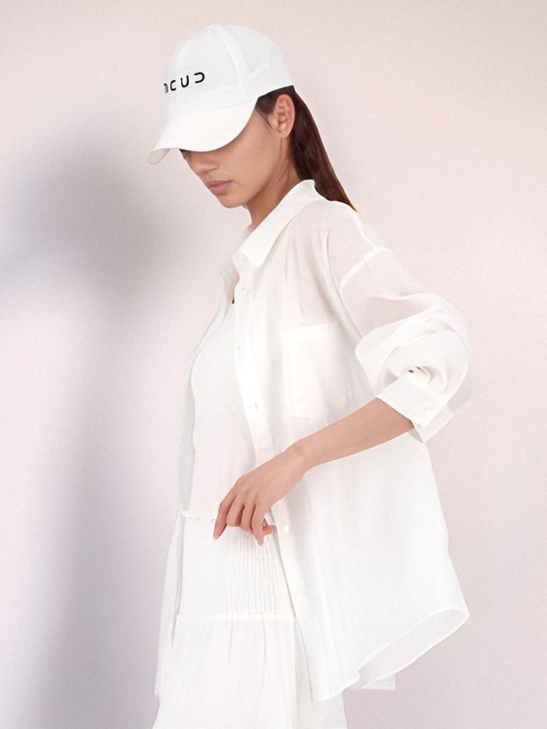 ACUD Long Sleeve Linen Shirt_White