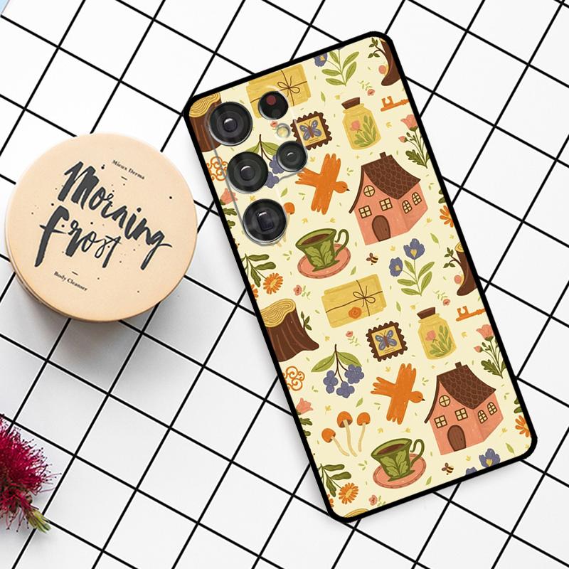 

Cozy Autumn Cottage Case For Samsung Galaxy S24 FE S21 S22 S23 S25 Ultra S9 S10 Plus S20 FE S25 FE Phone Cover Galaxy S21 FE