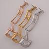 Universal Strainless Fold Buckle For Patek Strap Philippe Leather Rubber Watch Band Clasp For Nautilus Butterfly Buckle 18mm