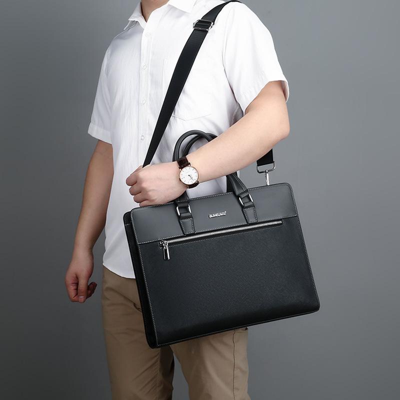 TS JYL Laptop bag,New Men Bag Business Laptop Handbag Commuter Briefcase Shoulder Meeting