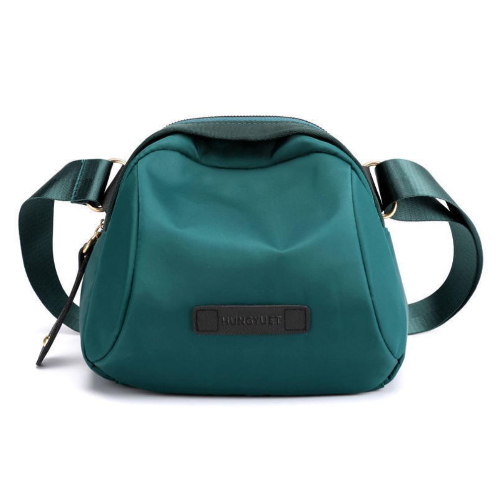 Waterproof Nylon Shoulder Bag Large Capacity Fancy Pack All Match Shell Crossbody Bag  Student