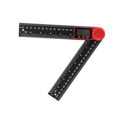Digitaler Winkelmesser 2 in 1 Kunststoff Leicht Praktisch Schwarz Digitaler Winkelfinder 200mm