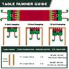 Christmas Table Runner Table Decoration, Long Legged Pompom Christmas Tablecloth Decoration