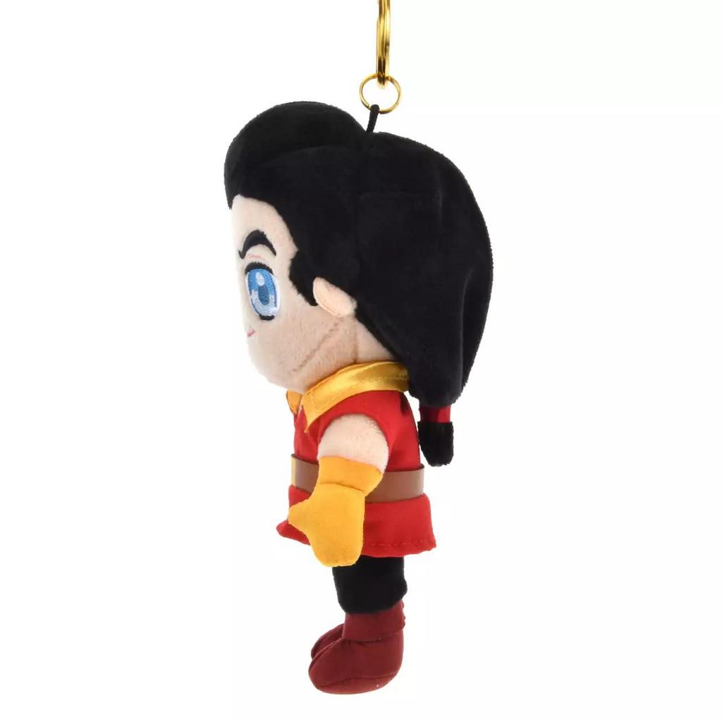 DISNEY Gaston Plush Key Chain TINY Beauty and the Beast Japan NEW