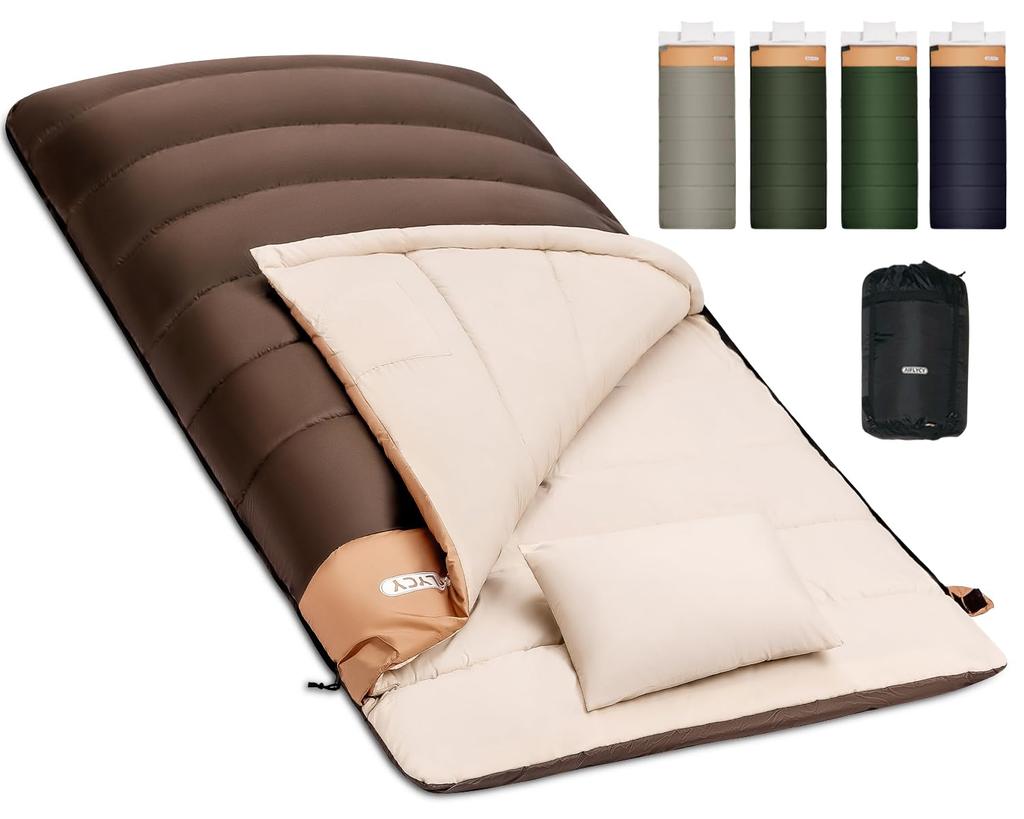 AIFLYCY Winter Sleeping Sleeping Bag Insulation for the 300T Infinitely Comfortable Temperature Range To Perfect for Car Emergency Minimum Temperature