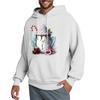 Men's Hooded Sweatshirt, Contrasting Color Sweatshirt, Sports   Casual Jacket