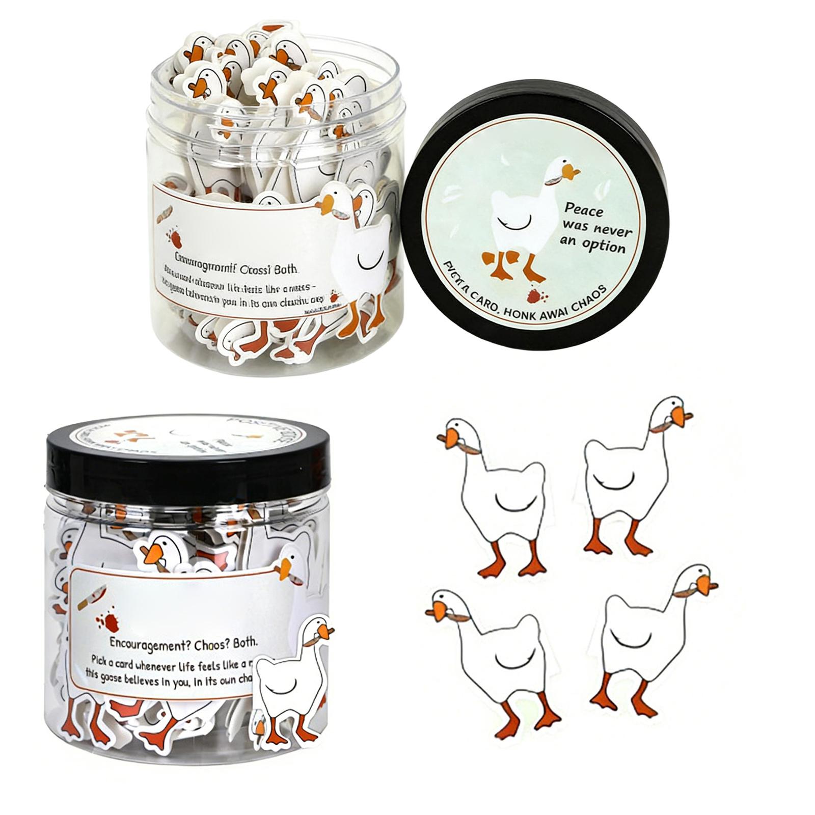 

Positive Silly Animal Affirmation Jar - 60 Funny Motivational Cards With Sarcastic Humor For Daily Smiles, “ Was Never An Option” One Size