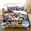 My Hero Academia Bettwäsche-Set Japan Anime Bequeme Bettbezüge Einzelbett Doppelbett Queen-Size Twin-Size Vollgröße Bettbezug Jugendzimmer